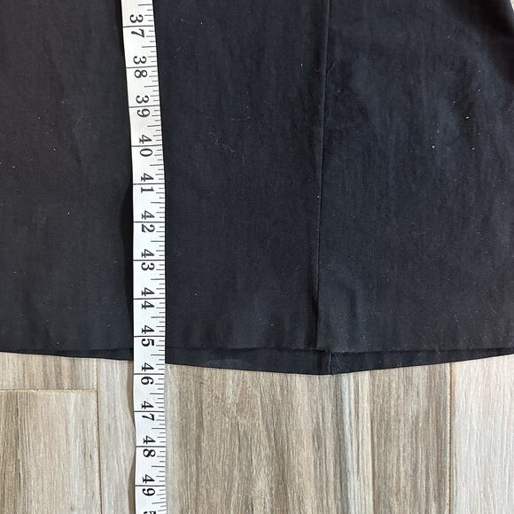 Refinity City Chic Dress Black Button Back Slit Lagenlook Artsy Minimalist M/18 - Picture 9 of 10